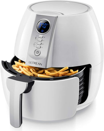 Air Fryer, 4.2 Quart (4 Liter) Electric Hot Air Fryers Oven Oilless Cooker with LCD Digital Screen and Nonstick Frying Pot - Eco Trade Company