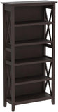 5 Shelf 66 Inch Bookcase Set - Eco Trade Company