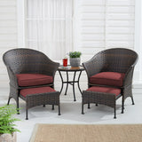 5-Piece Outdoor Wicker Patio Furniture Set - Eco Trade Company