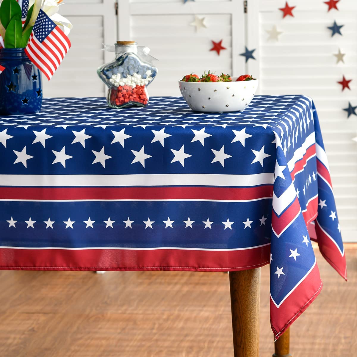 Patriotic 4th of July Tablecloth - Eco Trade Company