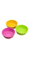 3pk 12 oz. Bowls, Made from Eco-Friendly Heavyweight Recycled Milk Jugs and Polypropylene, Made in USA - Eco Trade Company