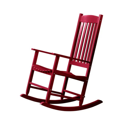 Outdoor Wood Porch Rocking Chair, Weather Resistant Finish - Eco Trade Company