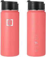 Sports Water Bottle, 3 Lids (Straw Lid), Vacuum Insulated Stainless Steel, Modern Double Walled, Simple Thermo Mug - Eco Trade Company