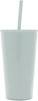 Insulated Tumbler Cup with Flip Lid and Straw Lid, Reusable Stainless Steel Water Bottle Iced Coffee Travel Mug,16oz 470ml - Eco Trade Company