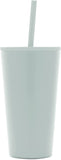 Insulated Tumbler Cup with Flip Lid and Straw Lid, Reusable Stainless Steel Water Bottle Iced Coffee Travel Mug,16oz 470ml - Eco Trade Company