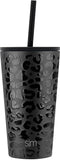 Insulated Tumbler Cup with Flip Lid and Straw Lid, Reusable Stainless Steel Water Bottle Iced Coffee Travel Mug,16oz 470ml - Eco Trade Company