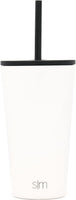 Insulated Tumbler Cup with Flip Lid and Straw Lid, Reusable Stainless Steel Water Bottle Iced Coffee Travel Mug,16oz 470ml - Eco Trade Company
