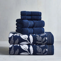 Soft Floral 6 Piece Towel Set - Eco Trade Company