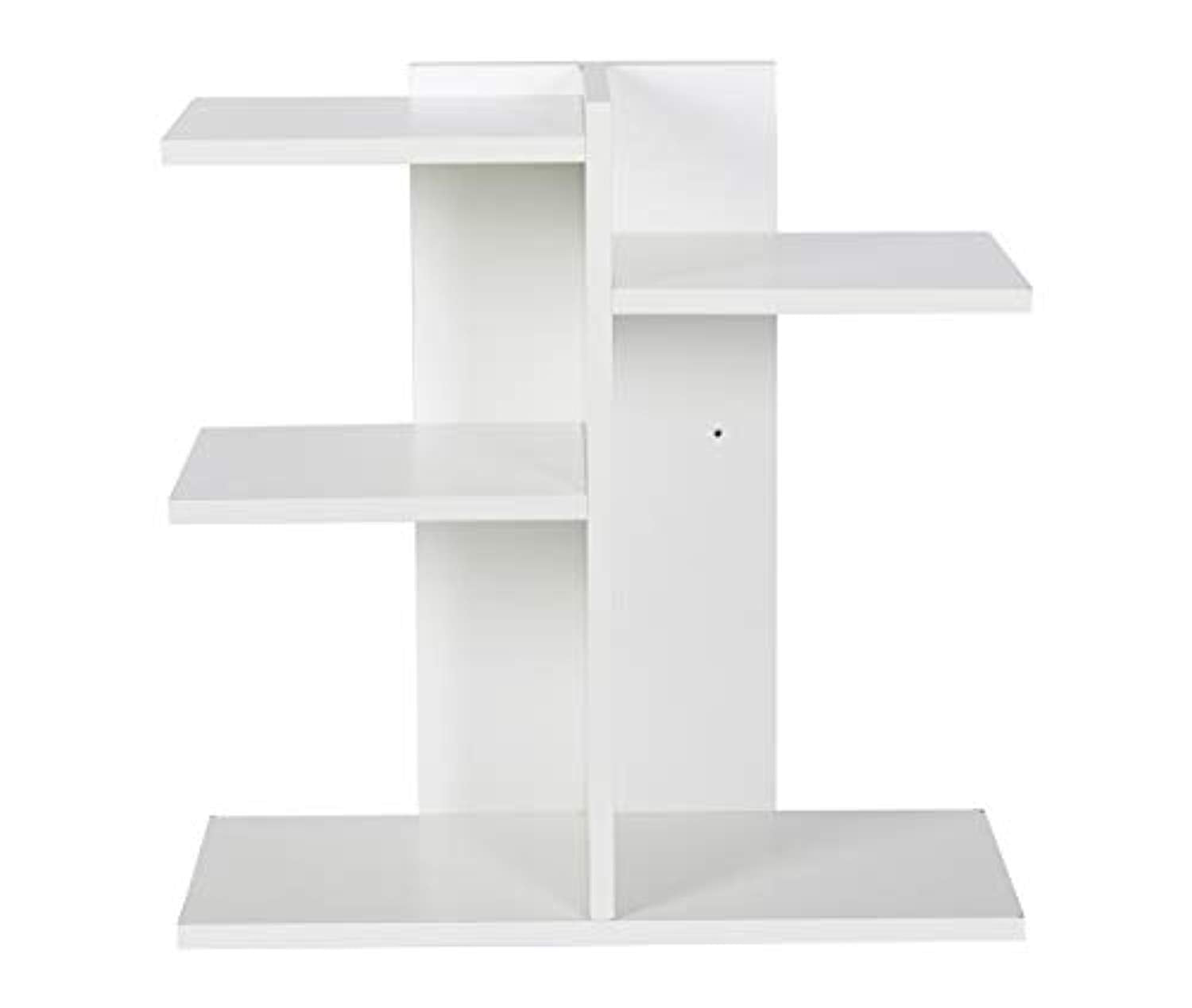 Wood Desktop Bookshelf Assembled Countertop Bookcase Literature Holder Accessories Display Rack Office Supplies Desk Organizer - Eco Trade Company