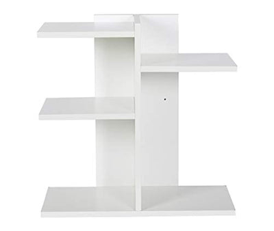 Wood Desktop Bookshelf Assembled Countertop Bookcase Literature Holder Accessories Display Rack Office Supplies Desk Organizer - Eco Trade Company