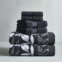 Soft Floral 6 Piece Towel Set - Eco Trade Company