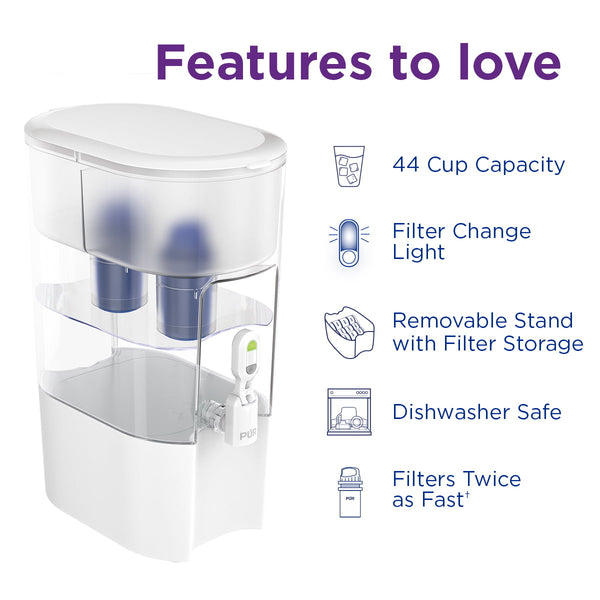Extra Large Water Dispenser Filtration System with 2 Filters – Eco ...
