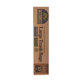 Recycled Large Trash Bags with Drawstring, 30 gal, 10 count - Eco Trade Company