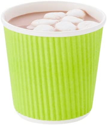 500-CT 4 oz Hot Beverage Cups Eco-Friendly Recyclable Paper - Insulated - Wholesale Takeout Coffee Cup - Eco Trade Company