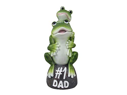 Blessed Assurance - Inspirational Cute Praying Frog On Rock Statue - Eco Trade Company