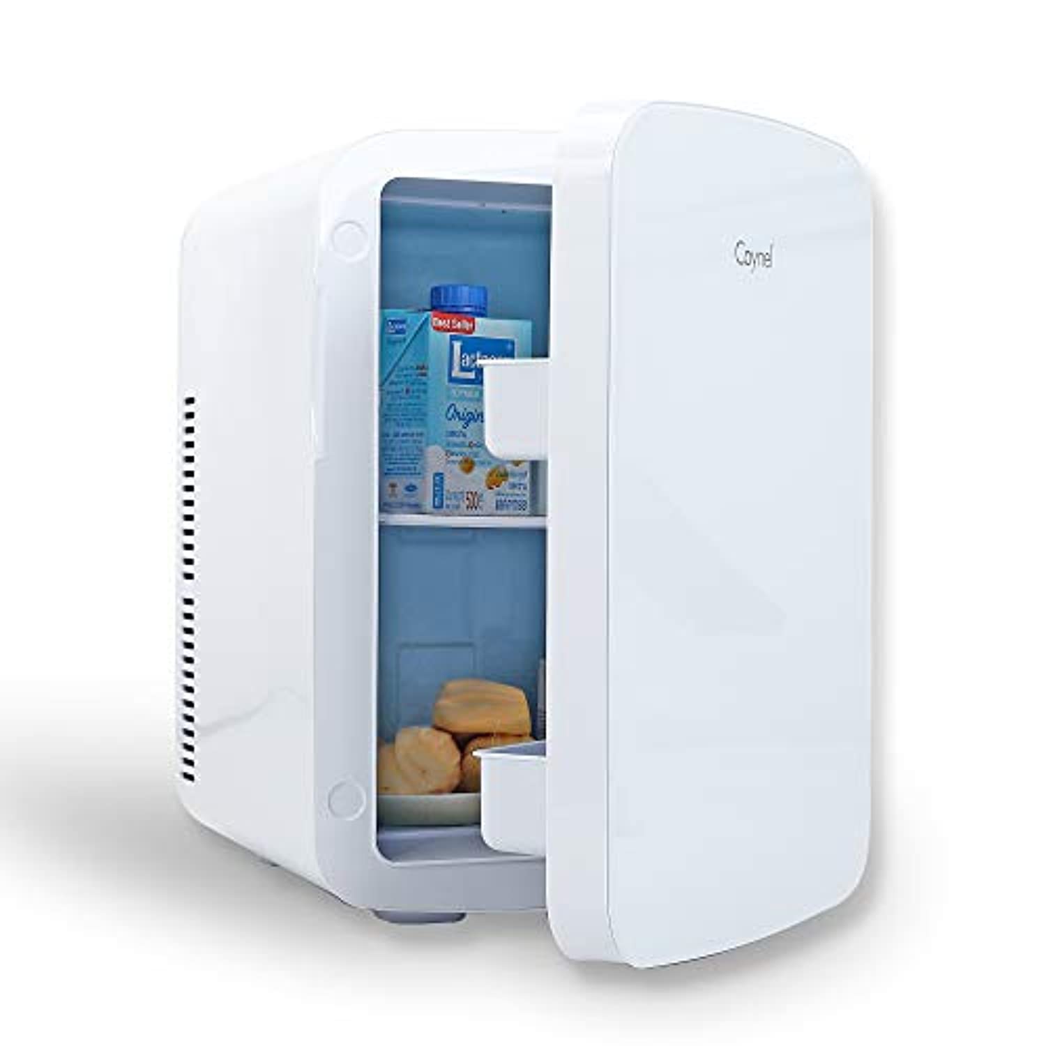 Mini Fridge Cooler and Warmer, for Skincare, Cosmetics, Breast Milk, Medications, 100% Freon-Free & Eco Friendly 15 Liter, Pearl White - Eco Trade Company