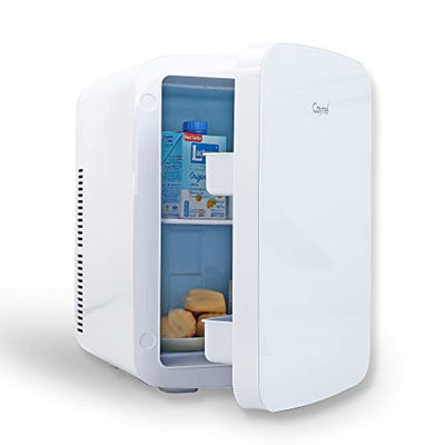 Mini Fridge Cooler and Warmer, for Skincare, Cosmetics, Breast Milk, Medications, 100% Freon-Free & Eco Friendly 15 Liter, Pearl White - Eco Trade Company
