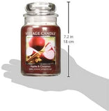 Apples & Cinnamon Large Jar, Scented Candle, 21.25 oz. Made in USA - Eco Trade Company