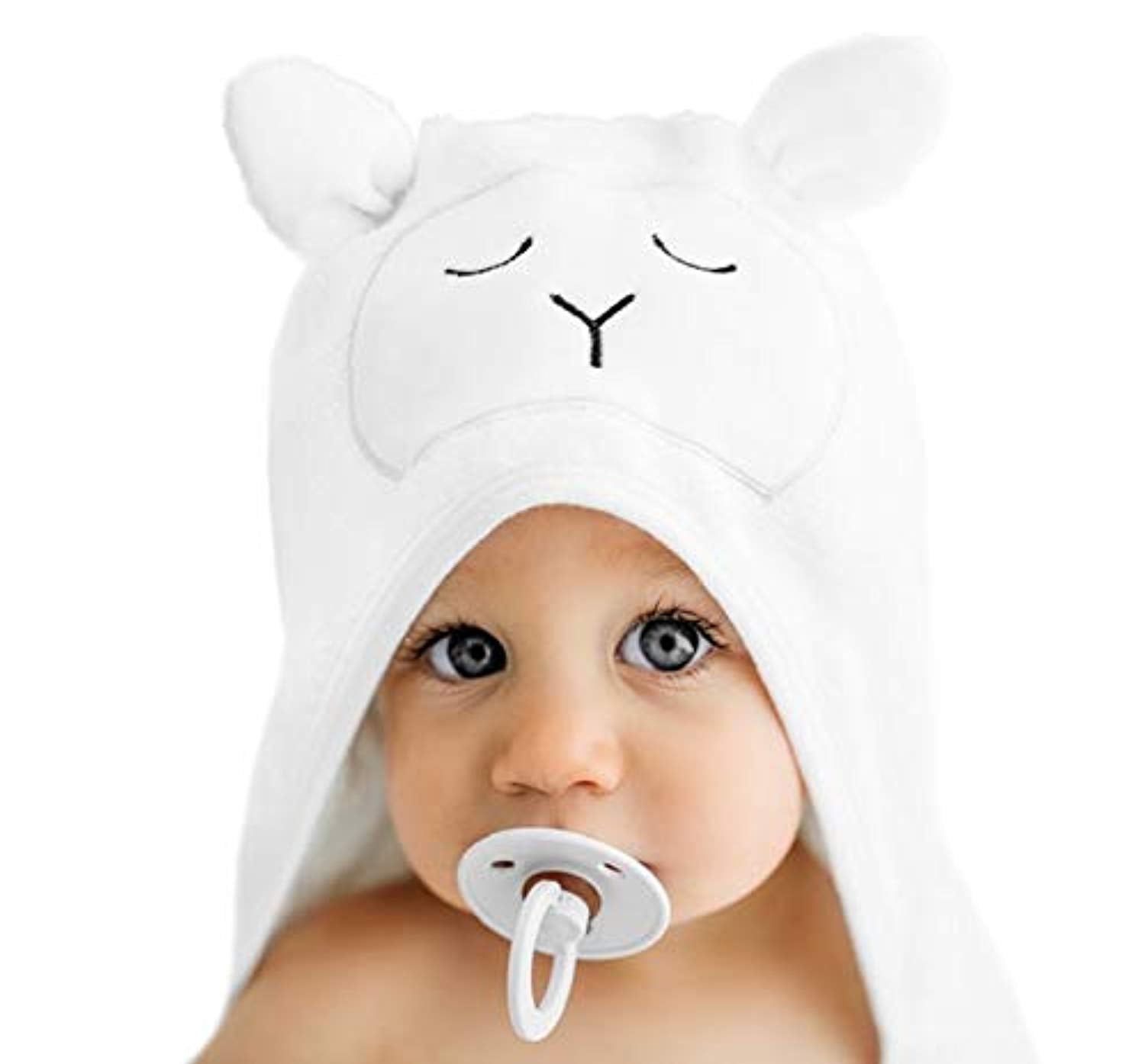 Premium Organic Hooded Baby Towel and Washcloth Gift Set - Eco Trade Company
