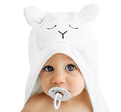 Premium Organic Hooded Baby Towel and Washcloth Gift Set - Eco Trade Company