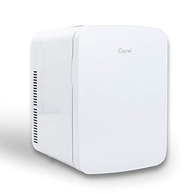 Mini Fridge Cooler and Warmer, for Skincare, Cosmetics, Breast Milk, Medications, 100% Freon-Free & Eco Friendly 15 Liter, Pearl White - Eco Trade Company