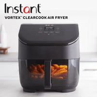 5-Quart Single Basket 4-in-1 Air Fryer Oven with Clearcook Window