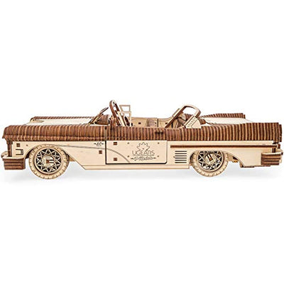 Dream Cabriolet VM-05 Mechanical Model Kit, Wooden 3D Car Puzzle for Self Assembling - Eco Trade Company