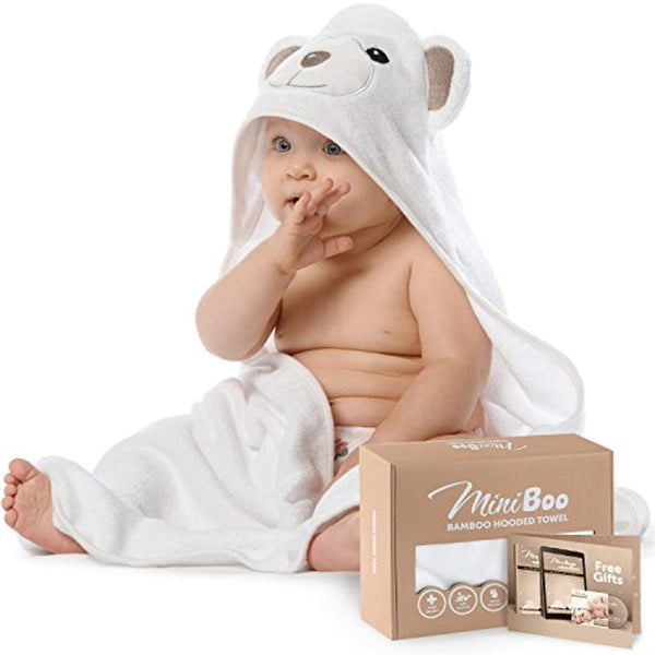 Premium Ultra Soft Organic Bamboo Baby Hooded Towel with Unique Design – Hypoallergenic Baby Towels for Infant and Toddler - Eco Trade Company