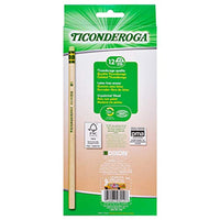Natural Wood Pencils, Wood-Cased, Soft, Natural - Eco Trade Company