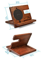 Wood Phone Docking Station Ash Key Holder Wallet Stand Watch Organizer Wireless Charging Pad Compatible with All Qi Devices - Eco Trade Company
