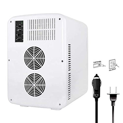 Mini Fridge Cooler and Warmer, for Skincare, Cosmetics, Breast Milk, Medications, 100% Freon-Free & Eco Friendly 15 Liter, Pearl White - Eco Trade Company