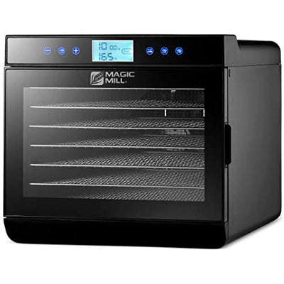 Food Dehydrator - Digital Timer, Temperature Control, Dryer for Jerky, Herb, Meat, Beef, Fruit and Vegetables, 7 Stainless Steel trays - Eco Trade Company