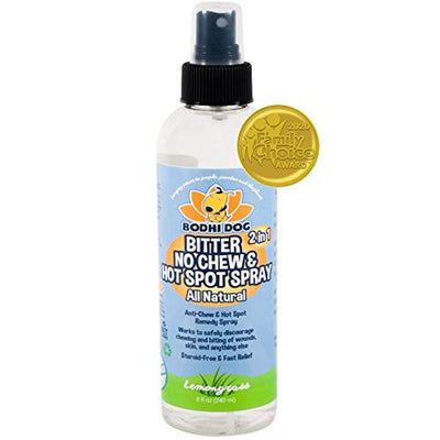 Dog New Bitter 2 in 1 No Chew & Hot Spot Spray | All Natural Anti-Chew Remedy | Safe for Skin, Wounds, Anything Else | Made in USA - Eco Trade Company