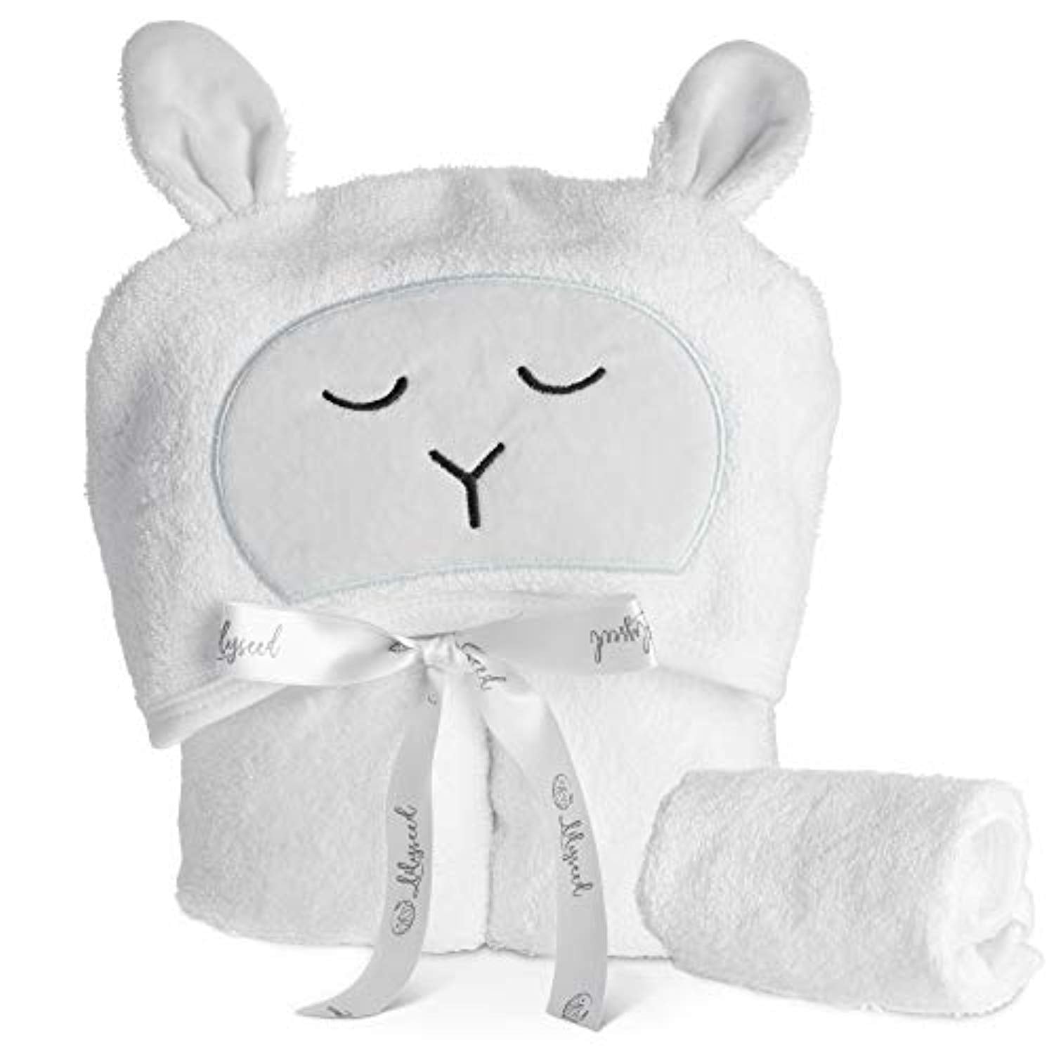 Premium Organic Hooded Baby Towel and Washcloth Gift Set - Eco Trade Company