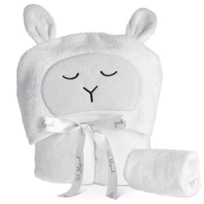 Premium Organic Hooded Baby Towel and Washcloth Gift Set - Eco Trade Company