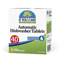 Plant Based Biodegradable Automatic Dishwasher Tablets, 40 Count - Eco Trade Company