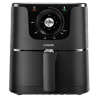 Air Fryer Large Hot Electric Oven Oilless Cooker Deluxe Temperature Knob Control, Nonstick, ETL Listed Basket, 3.7 QT-Mechanical - Eco Trade Company