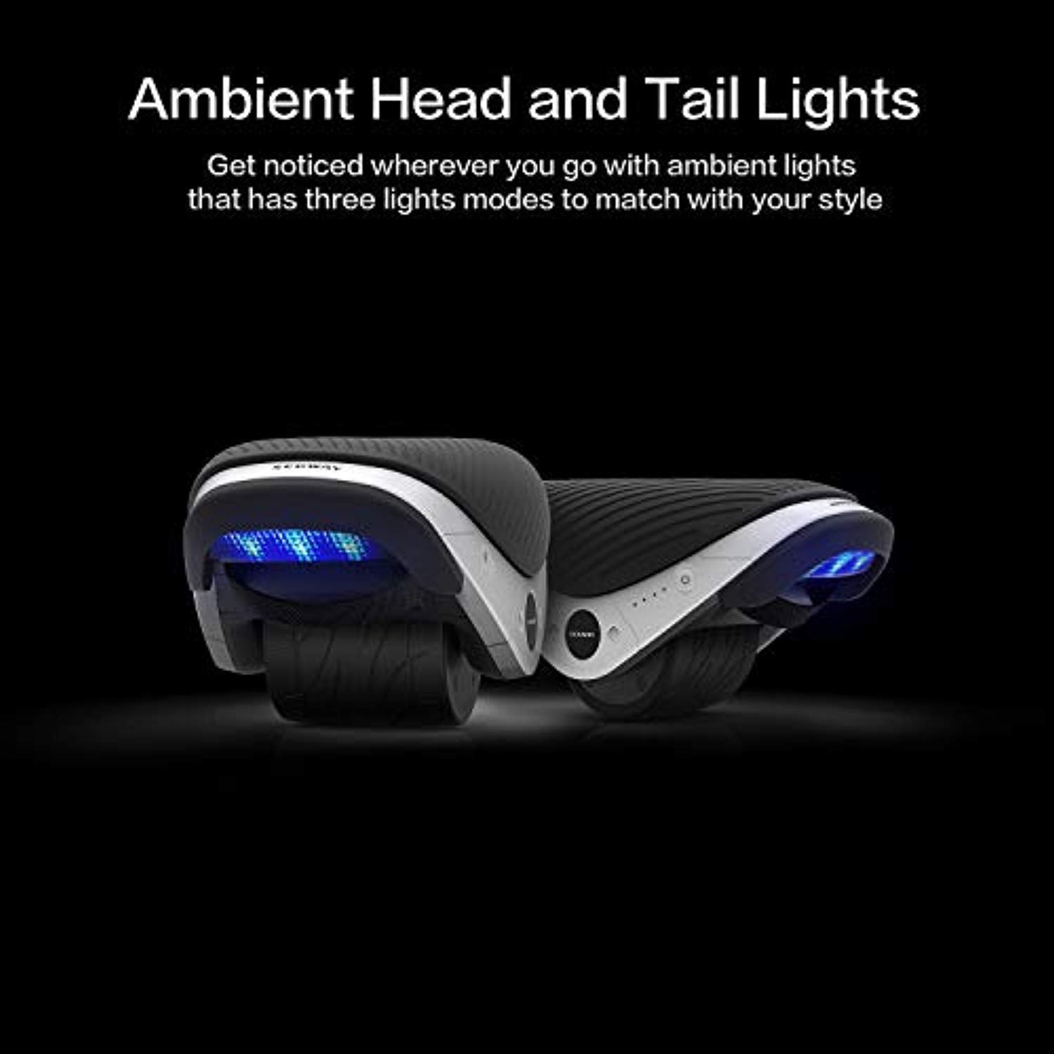 Electric Roller Skates Hovershoes, Two Wheels self Balancing Scooter with RGB LED, Rollerblades for Kids and Adults - Eco Trade Company
