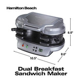 Dual Breakfast Sandwich Maker with Timer - Eco Trade Company