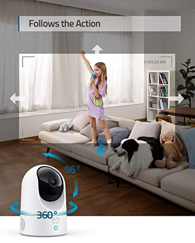 Security 2K Indoor Cam Pan & Tilt, Plug-in Indoor Camera with Wi-Fi, IP Camera, Human & Pet AI, Voice Assistant Compatibility, Motion Tracking - Eco Trade Company