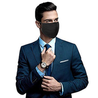 3 Pack Unisex Face Covering, Black Dust Cotton, Washable, Reusable Cloth-USA Seller - Eco Trade Company