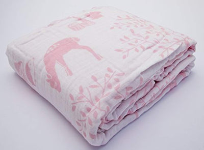 Organic Muslin Baby Toddler Blanket - Eco Trade Company