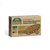 Certified Sub/Mini Baguette Sandwich Bags, 30Count (Pack Of 12) - Eco Trade Company