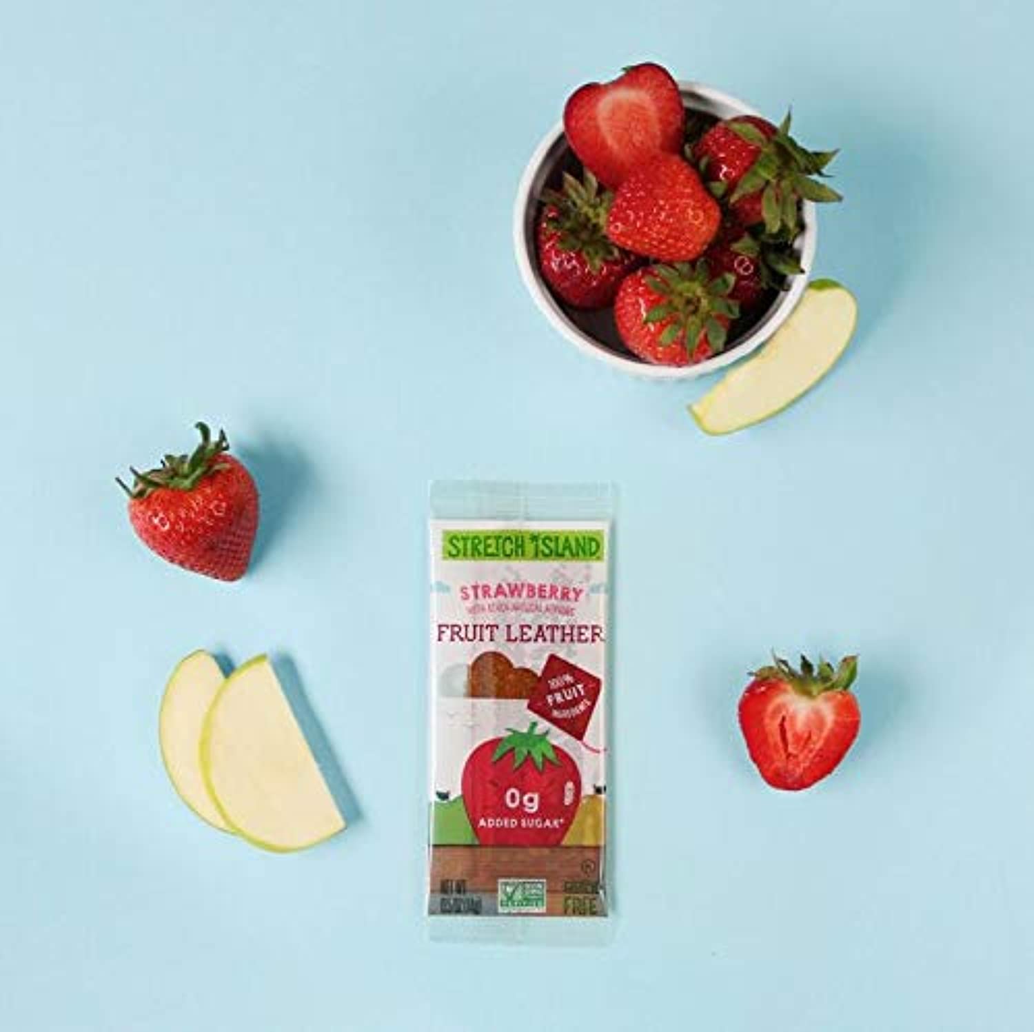 Stretch Island Original Fruit Leather, Strawberry, 0.5 Ounce Leathers, 30 Count - Eco Trade Company