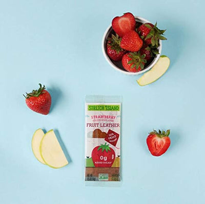 Stretch Island Original Fruit Leather, Strawberry, 0.5 Ounce Leathers, 30 Count - Eco Trade Company