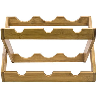 Foldable Countertop Wine Rack 6-Bottles - Eco Trade Company