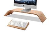 Wooden Monitor Stand, Riser Stand, Shelf Stand for all iMac and other Computers LCD Monitors. See eye-to-eye with your Monitors - Eco Trade Company