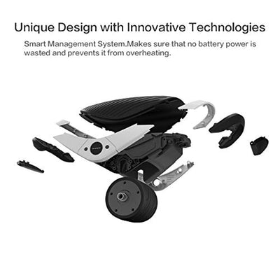 Electric Roller Skates Hovershoes, Two Wheels self Balancing Scooter with RGB LED, Rollerblades for Kids and Adults - Eco Trade Company