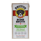 Brutus Bone Broth for Dogs, Natural, Glucosamine & Chondroitin for Healthy Joint, Hydrating Dog Food Topper for All Ages, Made in USA - Eco Trade Company