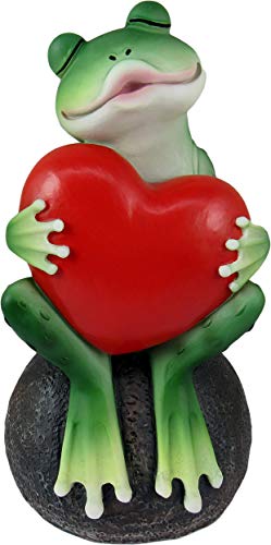Blessed Assurance - Inspirational Cute Praying Frog On Rock Statue - Eco Trade Company